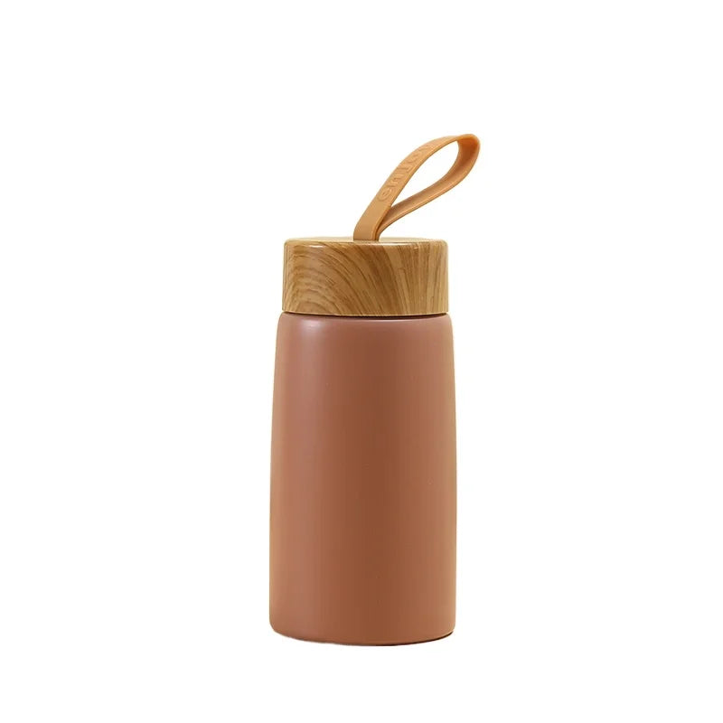 Wood Grain Mini Thermos