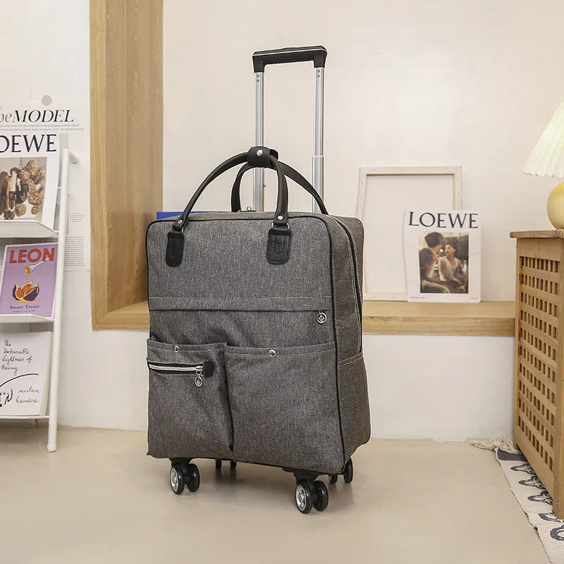 Waterproof Foldable Duffel Bag with Wheels