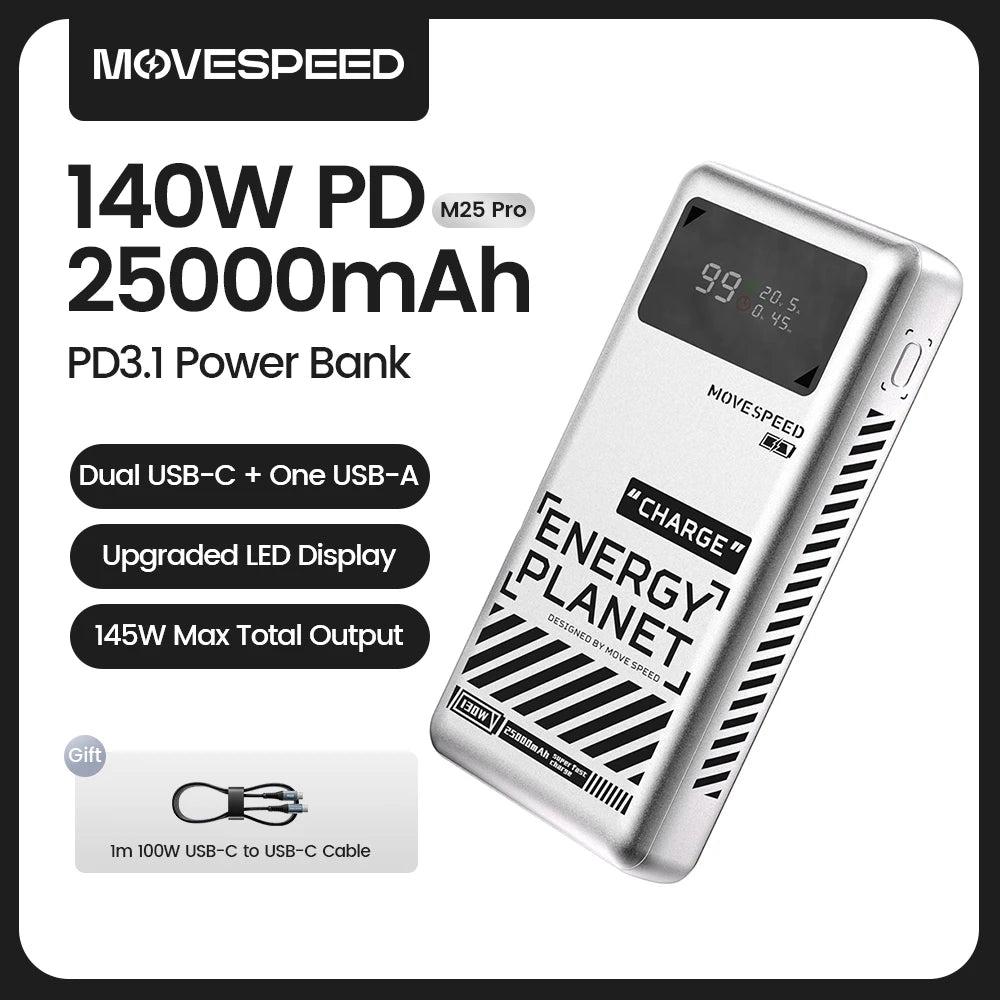 MoveSpeed M25Pro 140W Power Beast