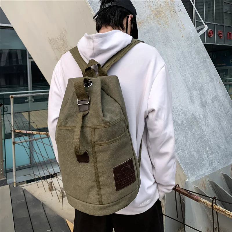 Large Canvas Duffel Bag