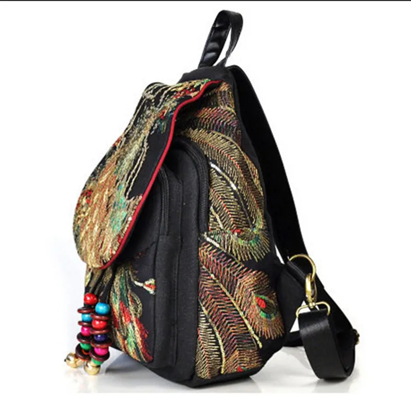 Tropical Print Backpack