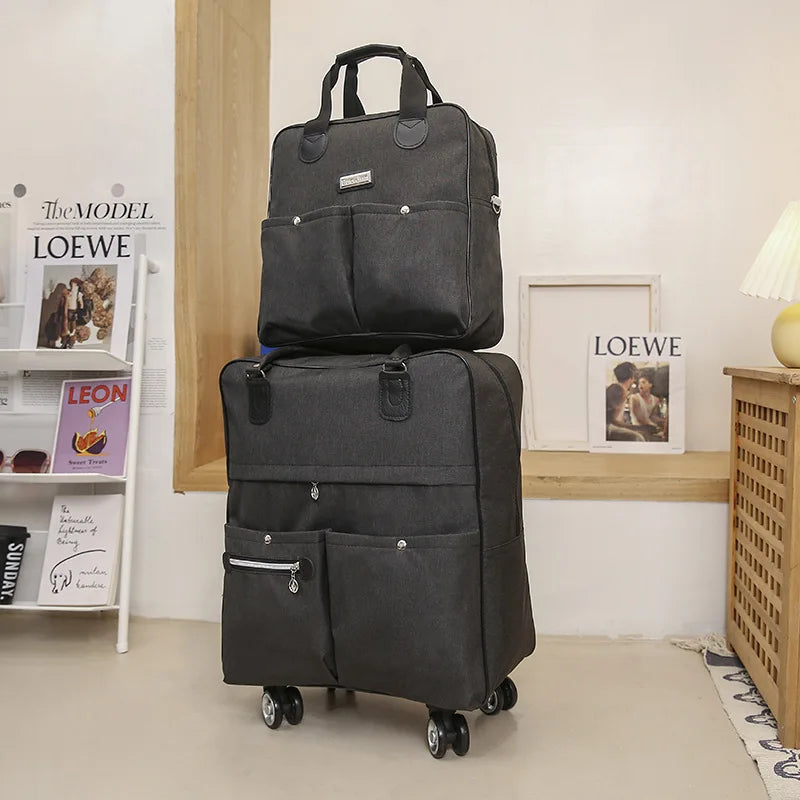 Waterproof Foldable Duffel Bag with Wheels