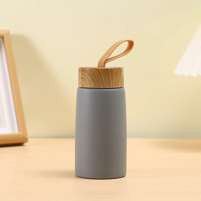 Wood Grain Mini Thermos