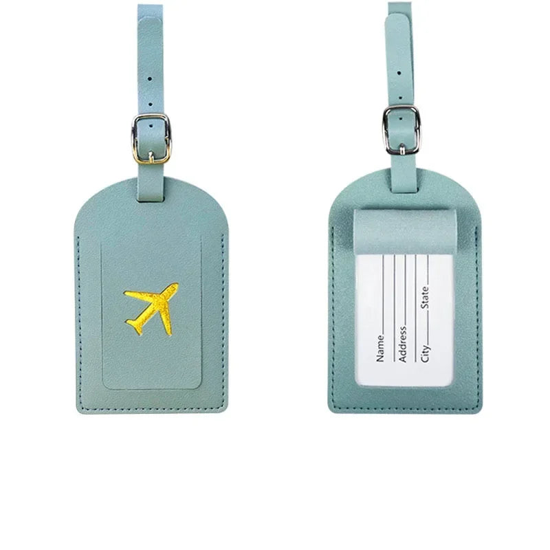 PU Leather Suitcase Luggage Tag