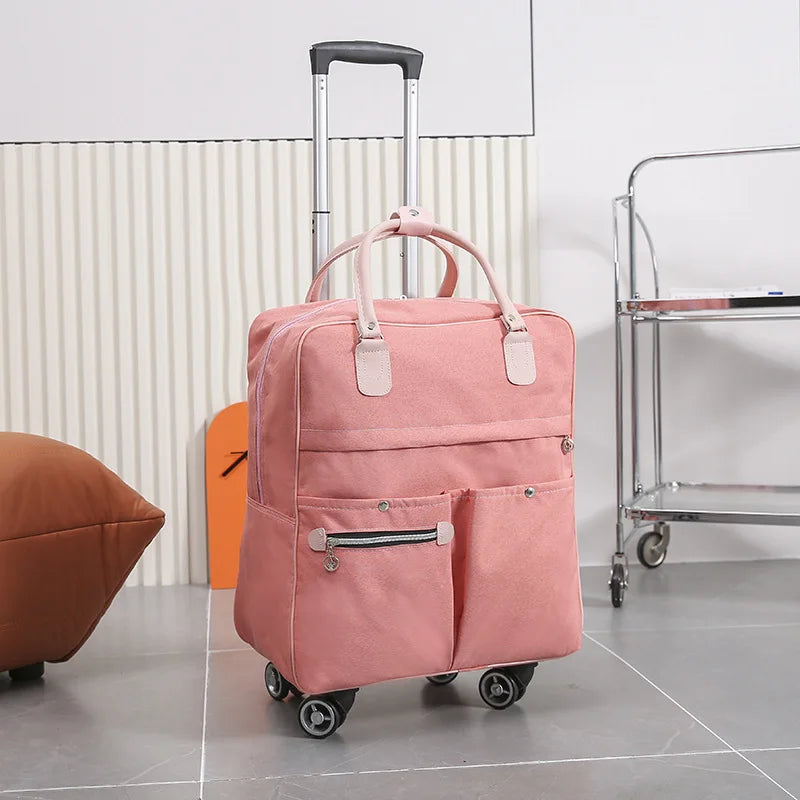 Waterproof Foldable Duffel Bag with Wheels