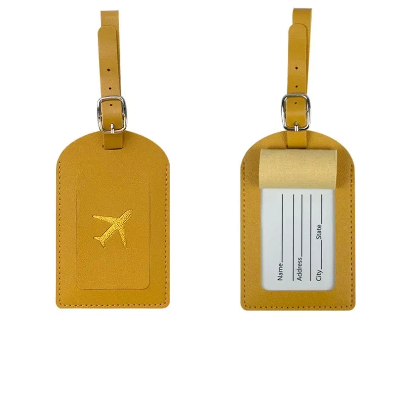 PU Leather Suitcase Luggage Tag