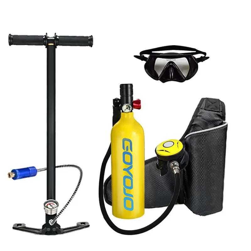 1L Scuba DivingMini Oxygen Tank Set