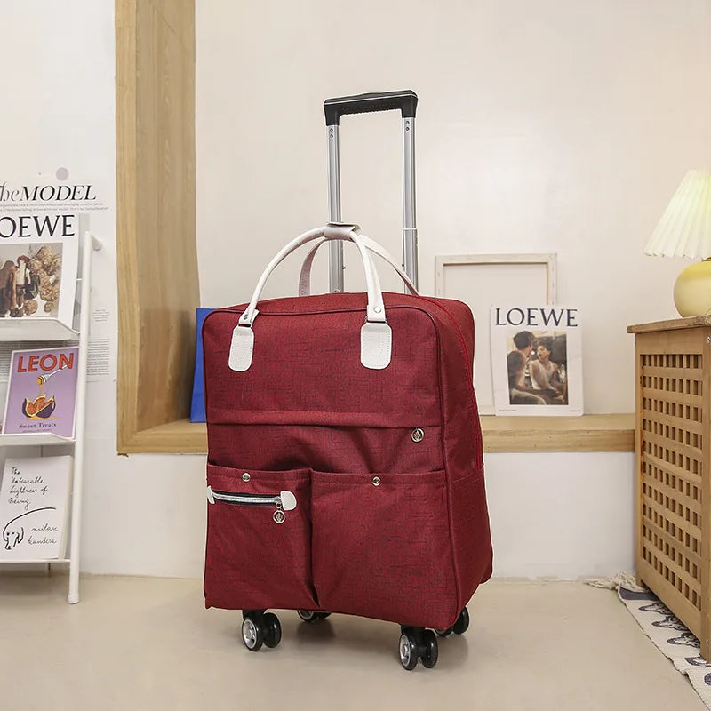 Waterproof Foldable Duffel Bag with Wheels