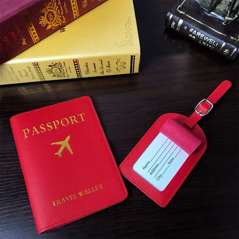 PU Leather Suitcase Luggage Tag