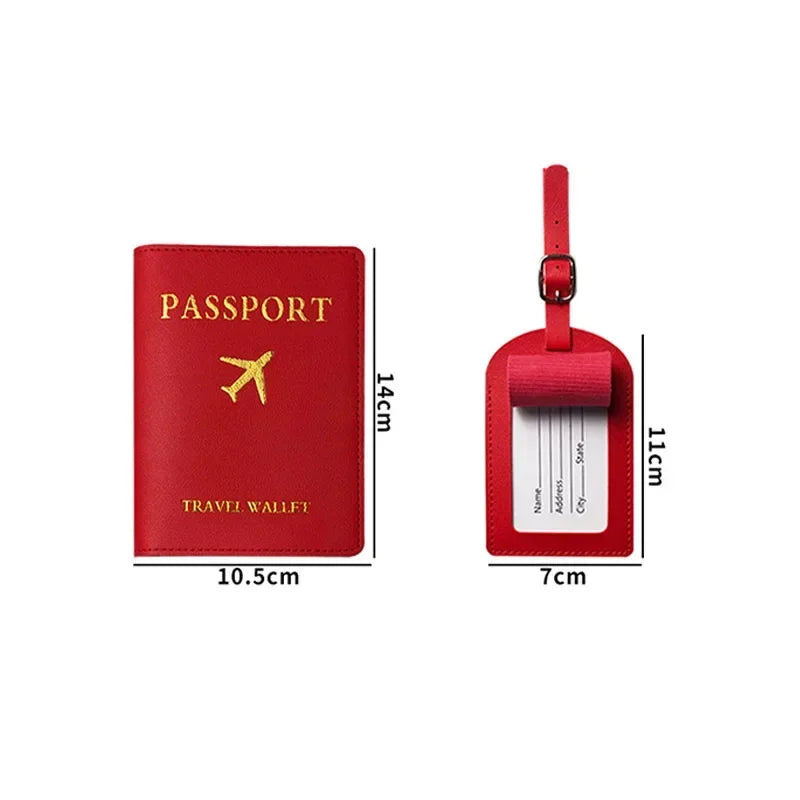 PU Leather Suitcase Luggage Tag
