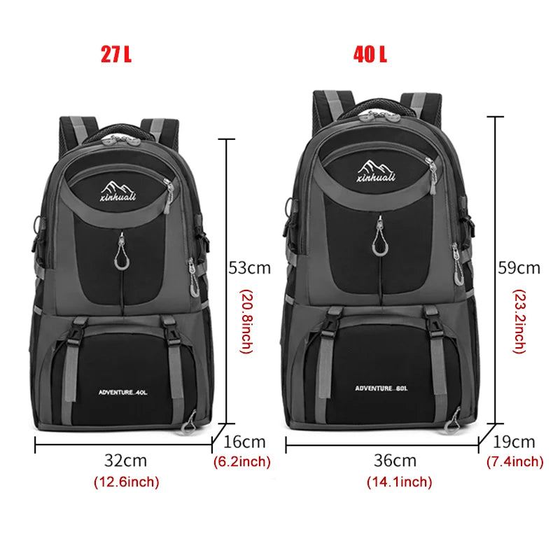 60L Internal Frame Outdoor Waterproof Backpack