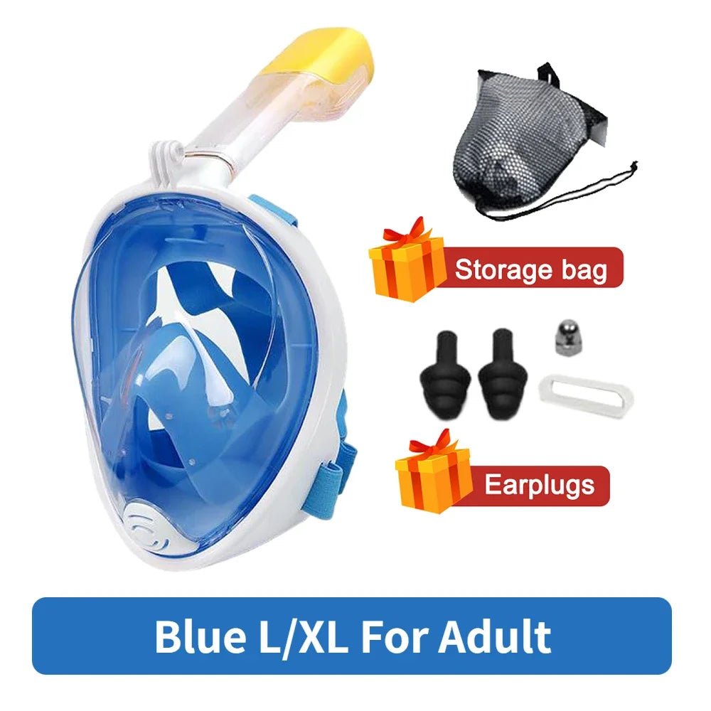 Full Face Scuba Diving Mask with Camera