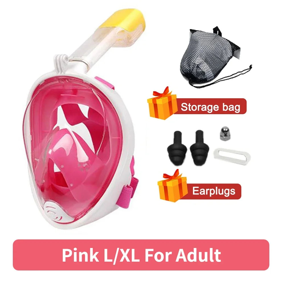 Full Face Scuba Diving Mask with Camera