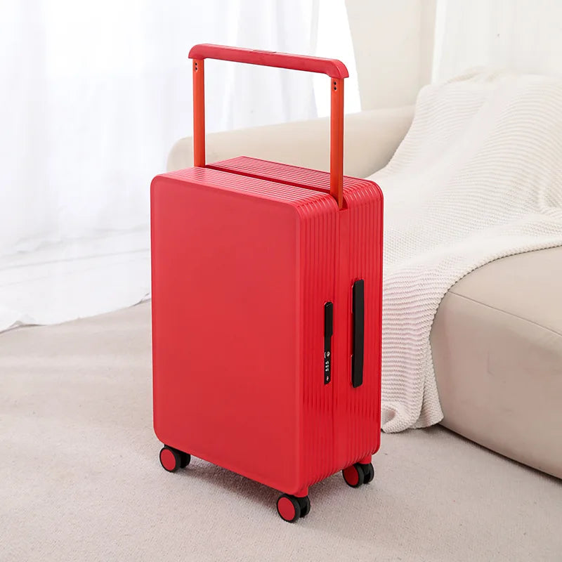 24 Inch Rolling Luggage with Front Pocket