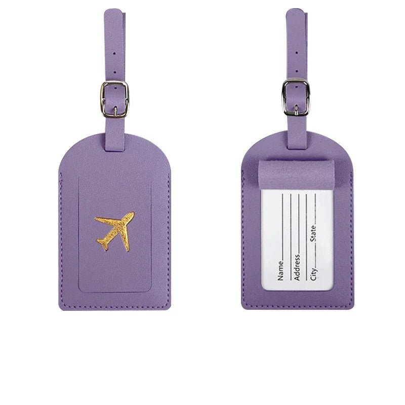 PU Leather Suitcase Luggage Tag