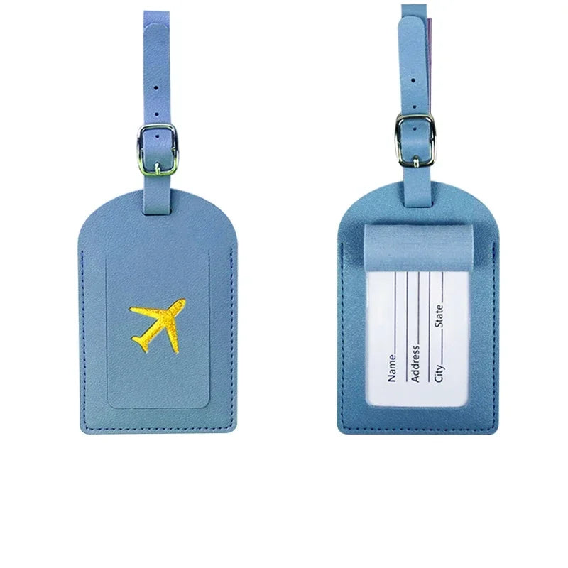 PU Leather Suitcase Luggage Tag