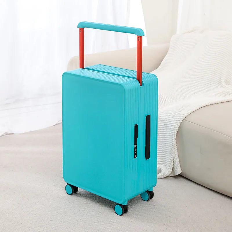 24 Inch Rolling Luggage with Front Pocket