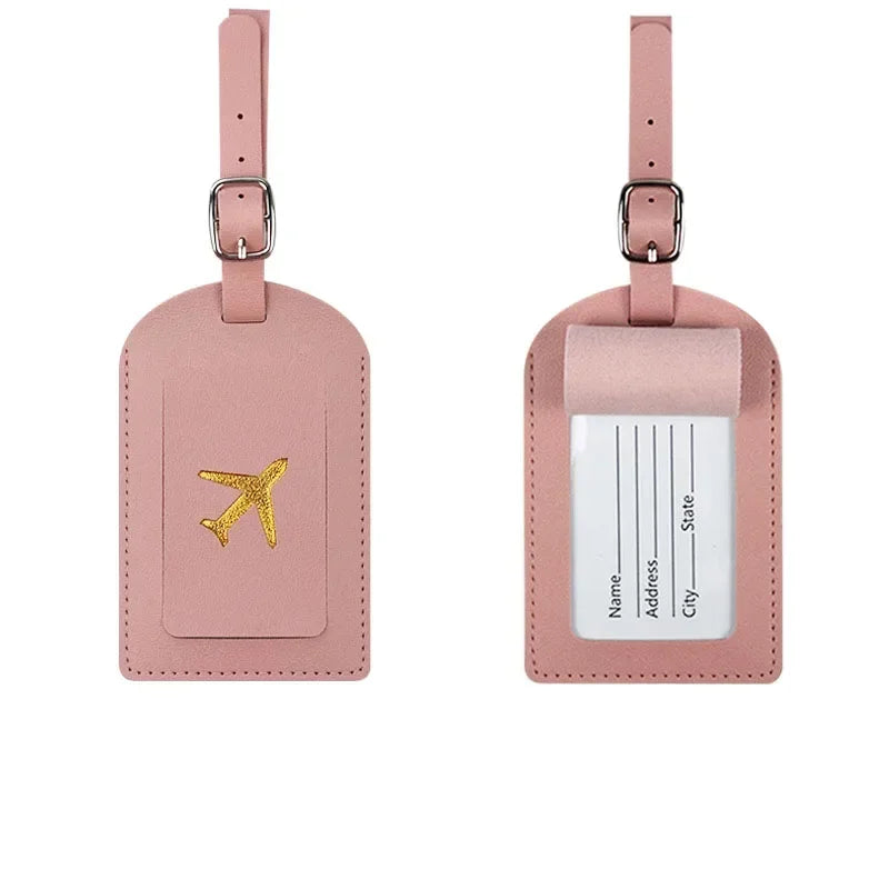 PU Leather Suitcase Luggage Tag
