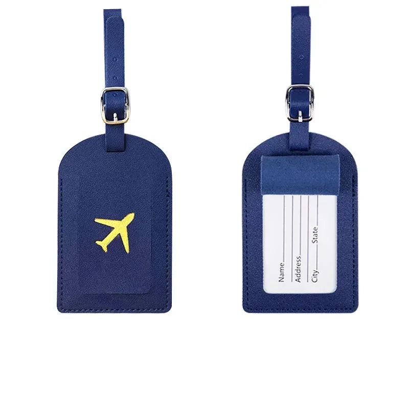 PU Leather Suitcase Luggage Tag
