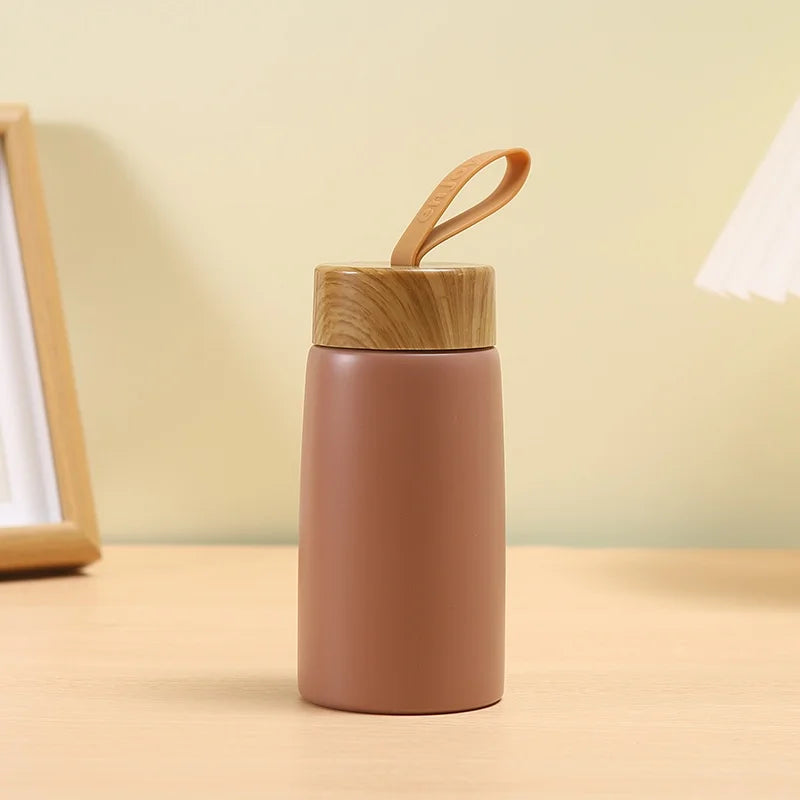 Wood Grain Mini Thermos