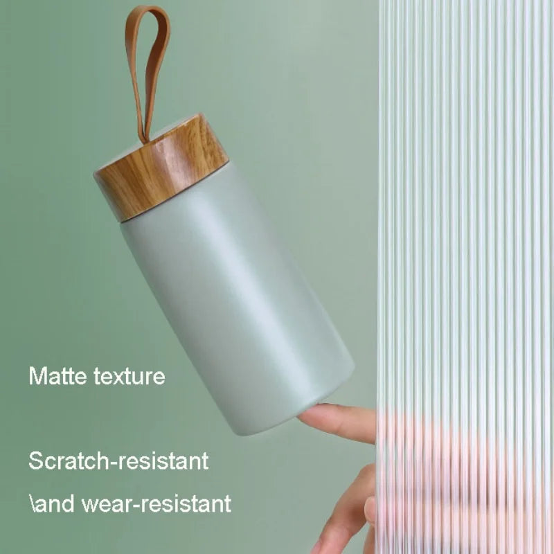 Wood Grain Mini Thermos