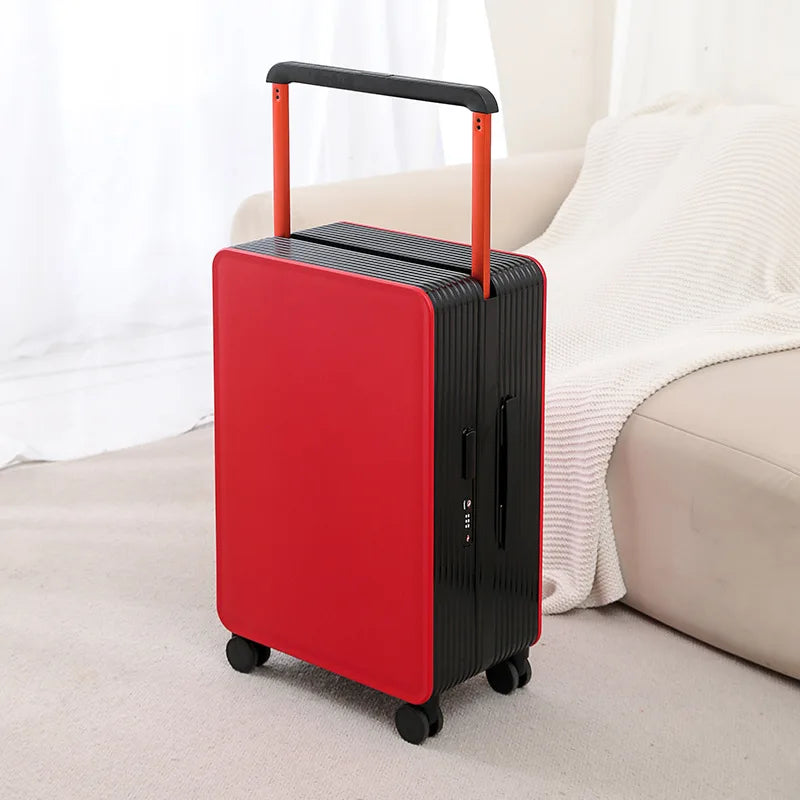 24 Inch Rolling Luggage with Front Pocket