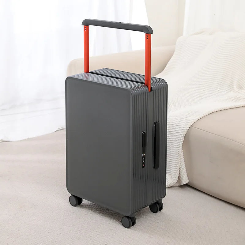 24 Inch Rolling Luggage with Front Pocket