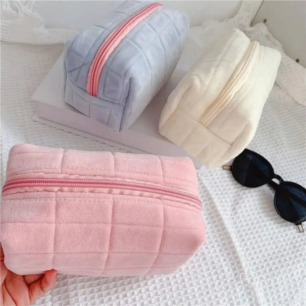 Cozy Plush Cosmetic Case
