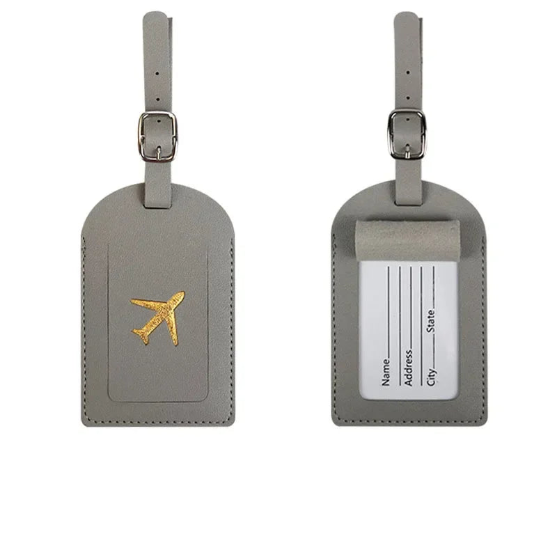PU Leather Suitcase Luggage Tag