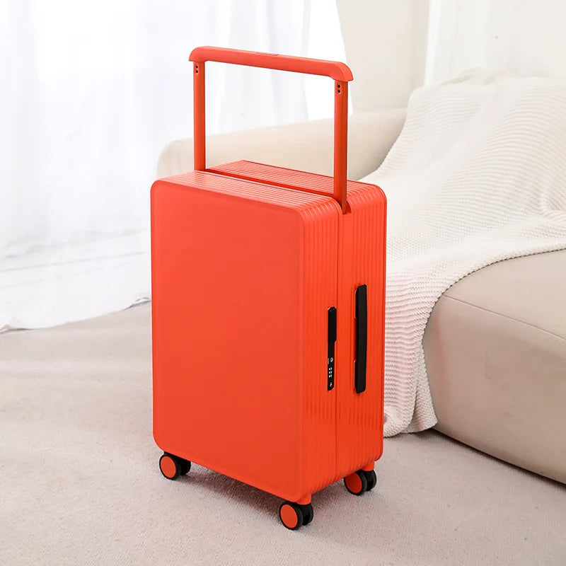 24 Inch Rolling Luggage with Front Pocket