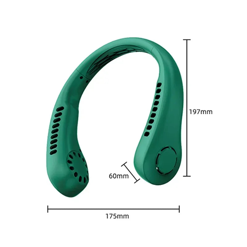 Portable Bladeless Neck Fan for Outdoor Activities
